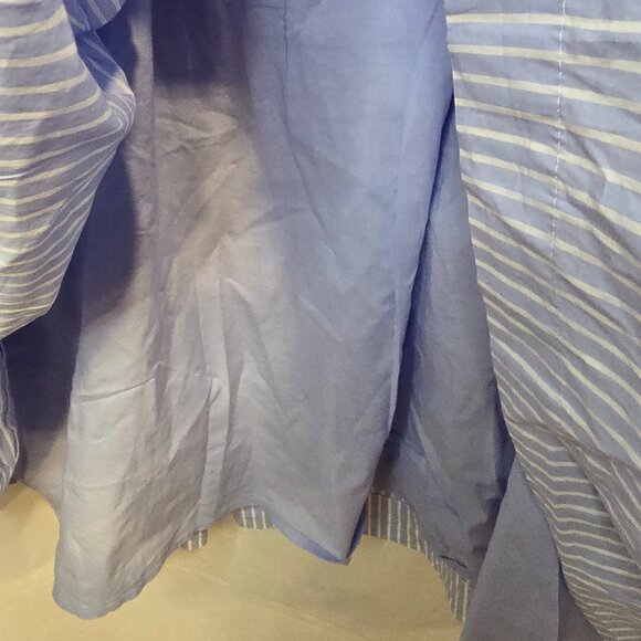 NWT Gap Blue/white Striped Skirt 3 Tier Pockets Lined Size 12 - Picture 7 of 9